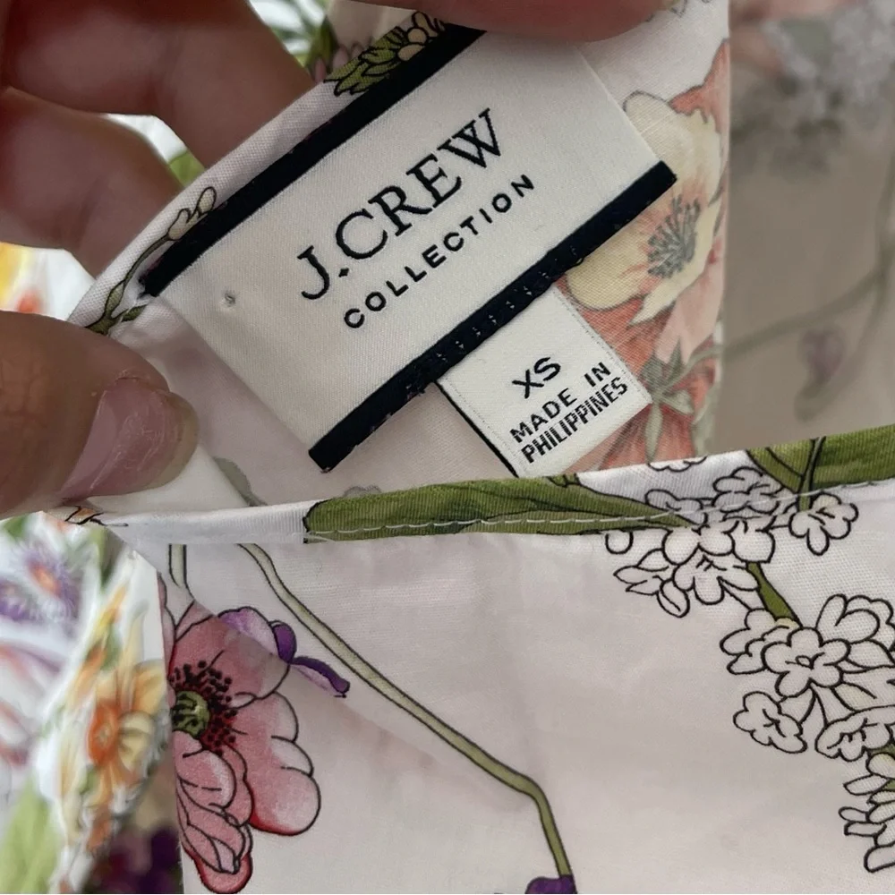 J. Crew Halter Top in Ratti Tropical Floral Women’s Size XS